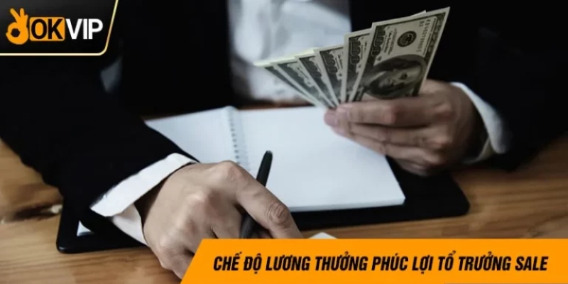 Việc làm tổ trưởng sale OKVIP có mức lương vô cùng hấp dẫn